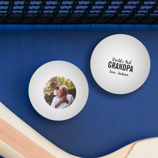 Balle De Ping Pong Meilleure Fête des pères grand-père au monde (Créateur téléchargé)