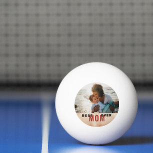 Balle De Ping Pong Meilleure maman Ever aquarelle Mère`Jour Photo