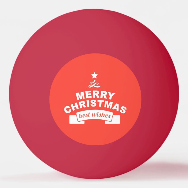 Balle De Ping Pong Meilleurs voeux de cool pour le jeu (Devant)