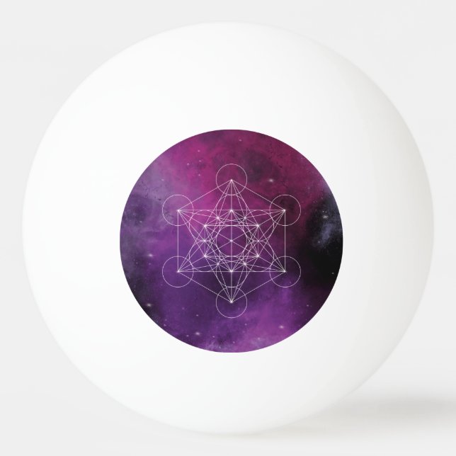 Balle De Ping Pong Metatron, chakra,zen,sacred geometric, angel, (Devant)