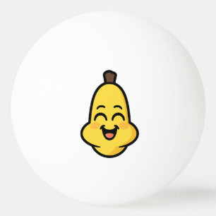 Balle De Ping Pong Mignon Banini Banana Art de personnage Kawaii