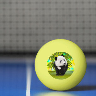 Balle De Ping Pong Mignon Ours Panda Kawaii Amoureux des Animaux Cade
