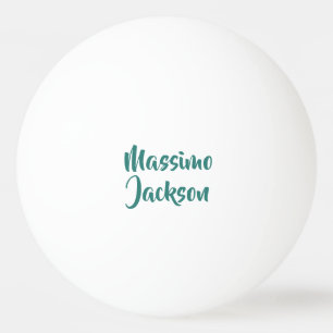 Balle De Ping Pong Minimaliste Professionnel Ajouter un Nom Personnal