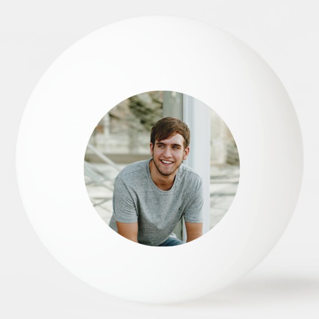 Balle De Ping Pong Monogram Custom Photo Ping Pong Ball (Devant)