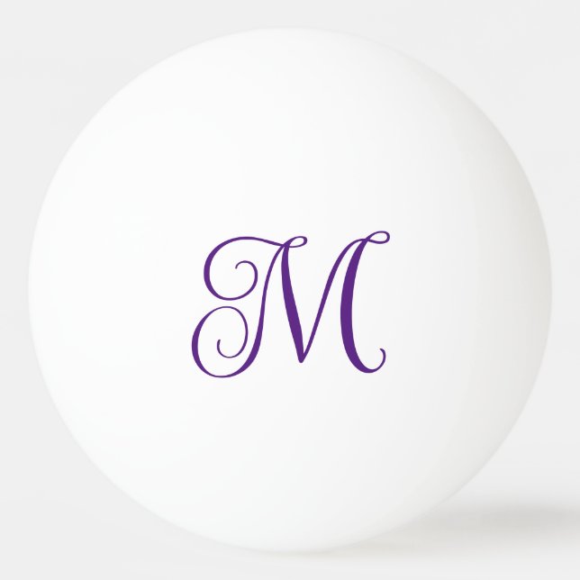 Balle De Ping Pong Monogramme (Devant)