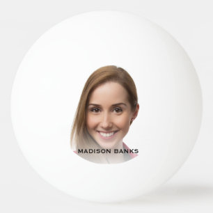 Balle De Ping Pong Monogramme Photo Fun Fab Cool Ping Pong Ball