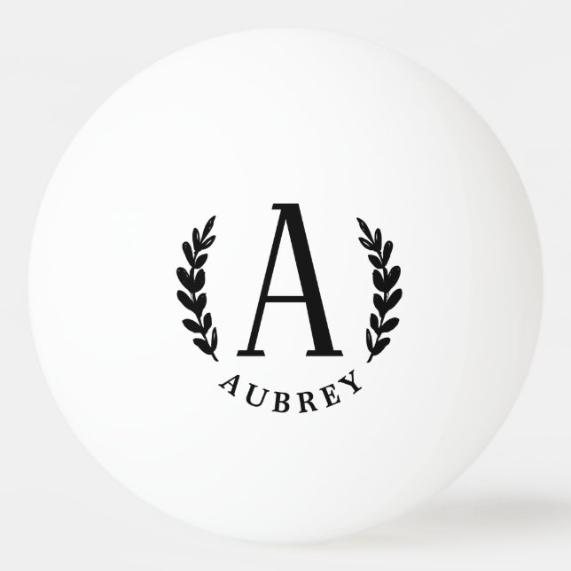 Balle De Ping Pong Monogramme Unisex personnalisé | Tennis Ball (Devant)