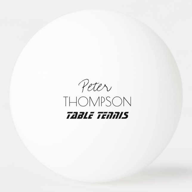 Balle De Ping Pong monographie de tennis de table white_ball (Devant)
