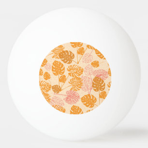 Balle De Ping Pong Monstera feuilles : la silhouette tropicale sans s