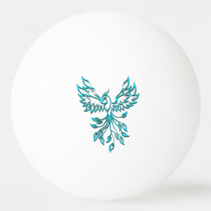 Balle De Ping Pong Montées turquoises de Phoenix Bleus