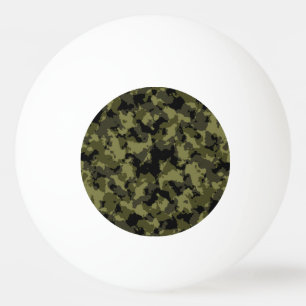 Balle De Ping Pong Motif de style militaire camouflage