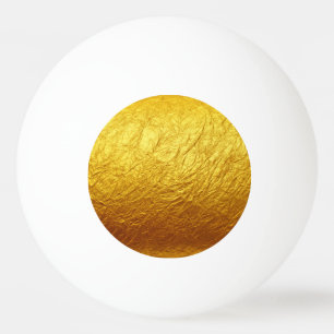 Balle De Ping Pong Motif d'OR/papier PURS d'or