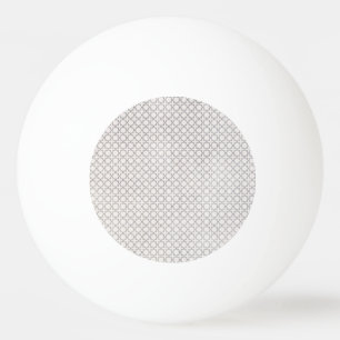 Balle De Ping Pong Motif géométrique beige islamique