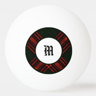Balle De Ping Pong Motif traditionnel de tartan de clan écossais