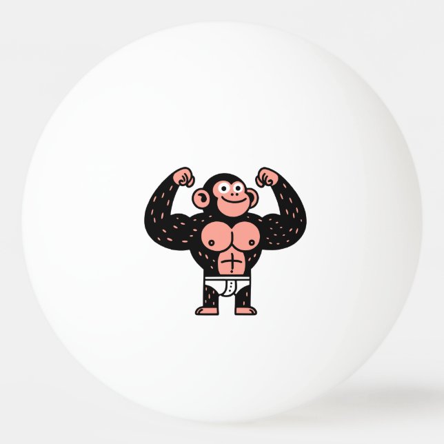 Balle De Ping Pong Musculaire (Devant)