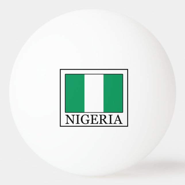 Balle De Ping Pong Nigéria (Devant)