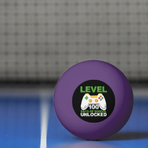 Balle De Ping Pong Niveau 100 Jours d'école débloqués Joueur Vidéo Je
