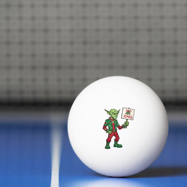 Balle De Ping Pong No Christmas – Rebel Alien Style (Filet)