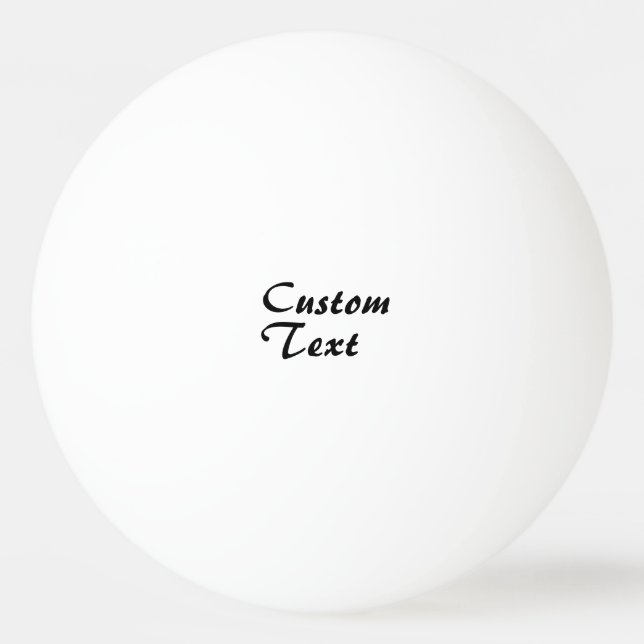 Balle De Ping Pong Nom personnalisé Texte personnalisé (Devant)