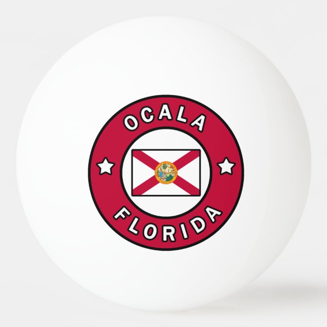 Balle De Ping Pong Ocala Floride (Devant)
