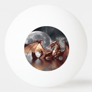 Balle De Ping Pong OEuvre d'imaginaire Dragon & Moon