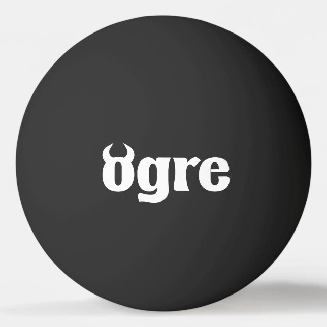Balle De Ping Pong Ogre (Devant)