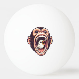Balle De Ping Pong Oiseau de singe très drôle
