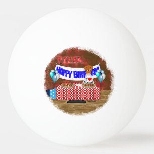 Balle De Ping Pong Oliver La Loutre a 6 Ans ! Joyeux Anniversaire