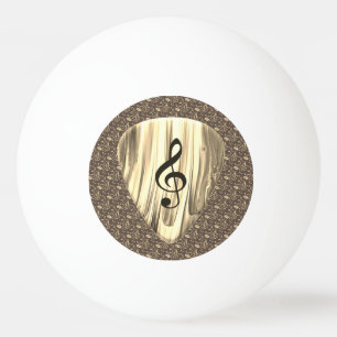 Balle De Ping Pong Onglet de guitare de notes musicales personnalisée