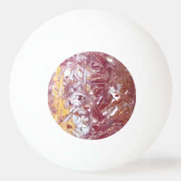 Balle De Ping Pong Or, Argent, Rouge, Or Rose, Œuvre d'Art en Marbre