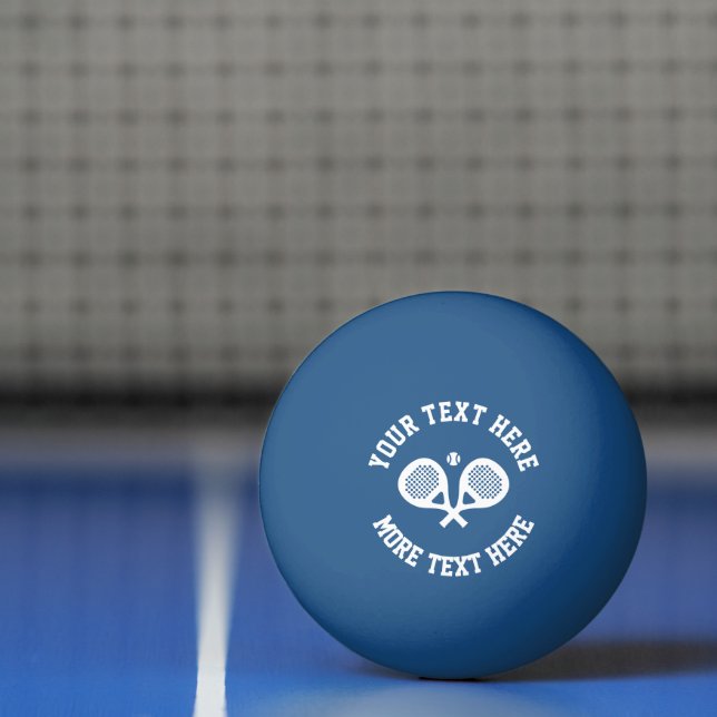 Balle De Ping Pong Padel logo sportif ping-pong balle (Filet)