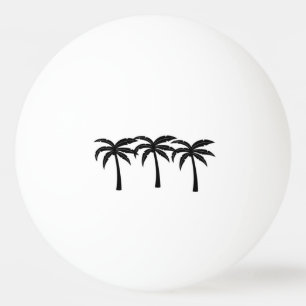Balle De Ping Pong Palmiers tropicaux