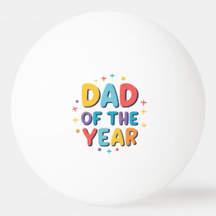 Balle De Ping Pong Papa de l’année - Drôle cadeau de fête du Père