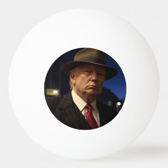 Balle De Ping Pong Parrain de l'Amérique Don J. Trump (Devant)