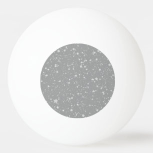 Balle De Ping Pong Parties scintillantes Stars4 - Argent