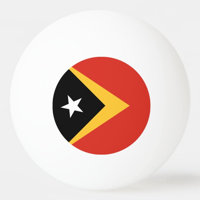 Balle De Ping Pong Pavillon du Timor oriental (Devant)