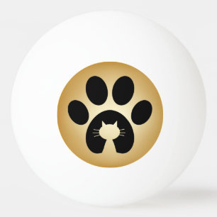 Balle De Ping Pong Paw de chat