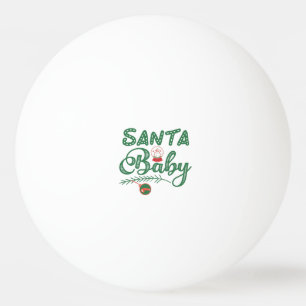 Balle De Ping Pong père Noël Baby