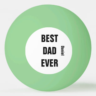 Balle De Ping Pong Personnalisé Nom Fête des pères Anniversaire Meill