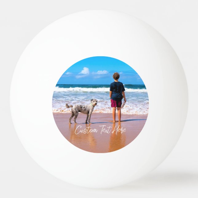 Balle De Ping Pong Personnaliser votre photo Ping Pong Ball avec du t (Devant)