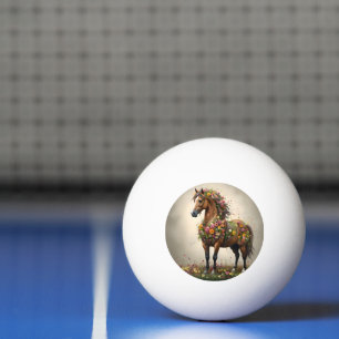 Balle De Ping Pong Pétales Et Hooves : Jardin D'Imaginaire Du Cheval 
