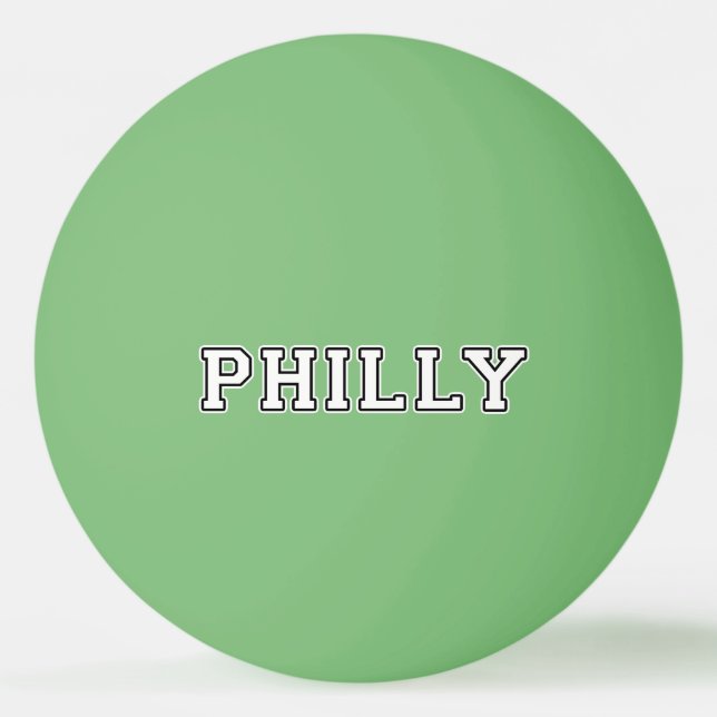 Balle De Ping Pong Philadelphie Pennsylvanie (Devant)