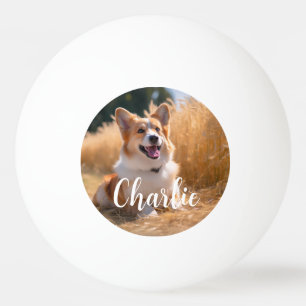 Balle De Ping Pong Photo personnalisée pour animaux