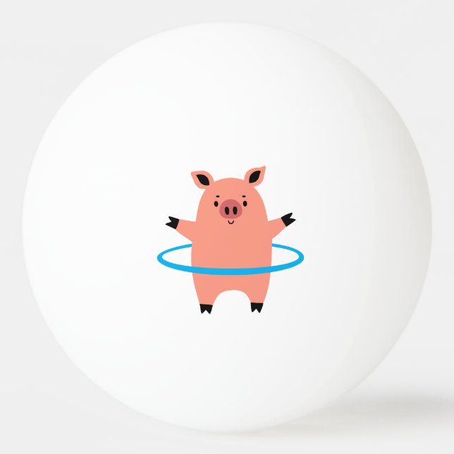 Balle De Ping Pong Pig Hula Hoop (Devant)