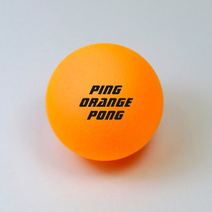 Balle De Ping Pong Ping Orange