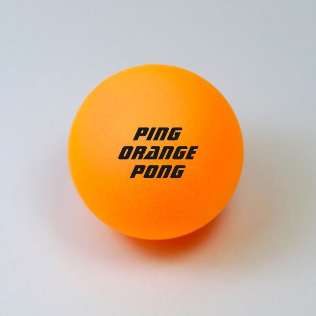 Balle De Ping Pong Ping Orange (Créateur téléchargé)
