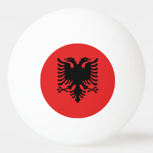 Balle De Ping Pong Ping pong ball avec Drapeau de l'Albanie