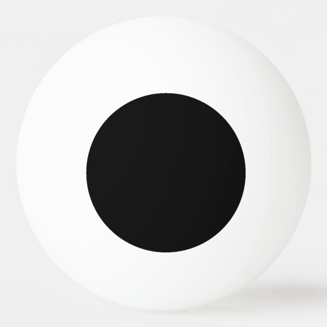 Balle De Ping Pong Ping-pong - noir simple (Dos)