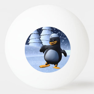 Balle De Ping Pong Pingouin dansant