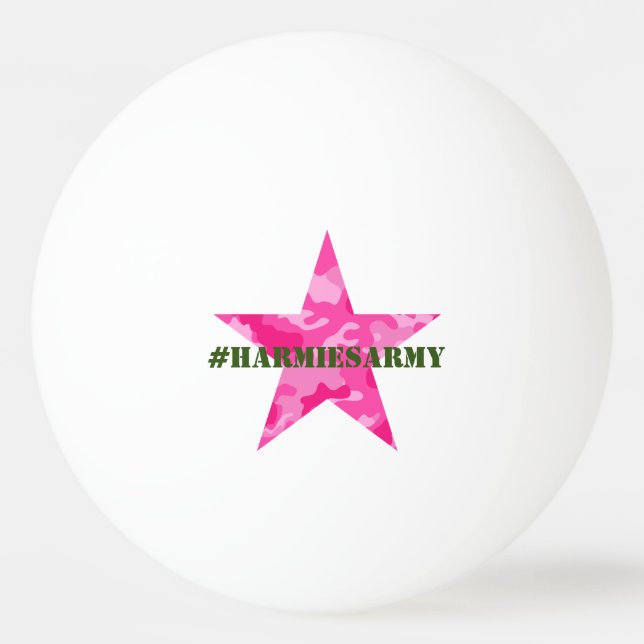 Balle De Ping Pong Pink Camouflette Bachelorette Party Ping Pong Ball (Devant)